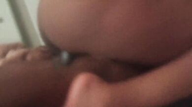 Bouncing on my big dick left her creamy pussy raw and loud