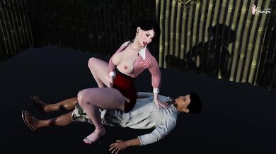 Married Housewife Destroyed by Rough Stranger Creampie Outdoors