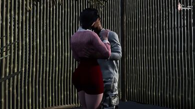 Married Housewife Destroyed by Rough Stranger Creampie Outdoors