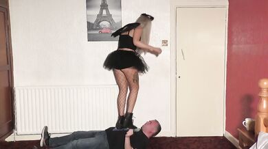 Cosplay Cutie Crushed Under Stomping Boots
