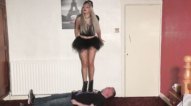 Cosplay Cutie Crushed Under Stomping Boots