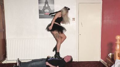 Cosplay Cutie Crushed Under Stomping Boots