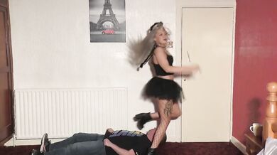 Cosplay Cutie Crushed Under Stomping Boots