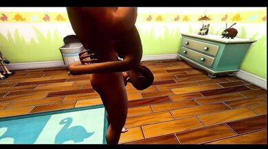 Sims 4 cartoon cuckold babe gets wild cock in dreamscape