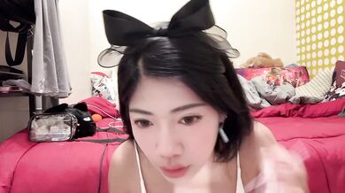 Taiwanese slut whored out with huge tits alone