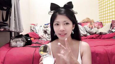 Taiwanese slut whored out with huge tits alone