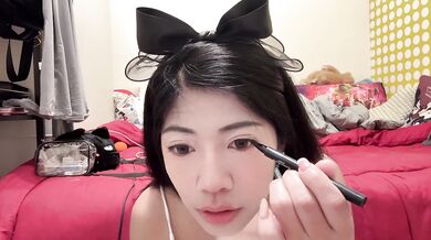 Taiwanese slut whored out with huge tits alone
