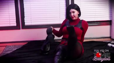 Asian cosplay oiled feet titty fuck POV destroy huge natural tits big ass blowjob