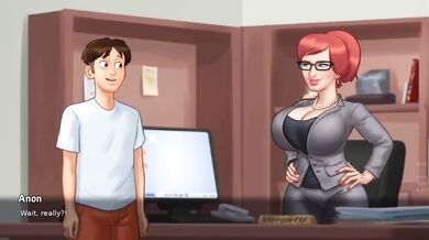 Tina wrecked in Summertime Saga 21.0.0 milked MILF animation