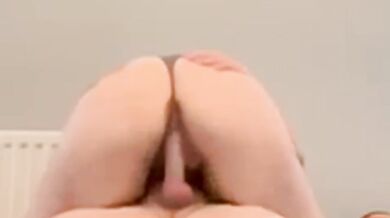 Thick blonde milf rides massive cock while friends' wives gag on cum