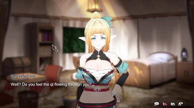 Flee my elven ninja gets her tight elf pussy plowed raw in this 3D anime game gangbang