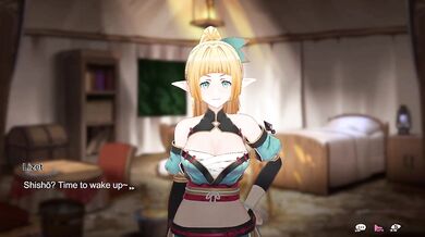 Flee my elven ninja gets her tight elf pussy plowed raw in this 3D anime game gangbang