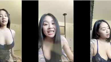 Smoking fetish girl live streaming alone and desperate