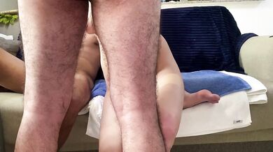 BBC Threesome Wife Shared By Muscular Fremdon Husband Watched