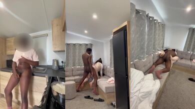 Cheating neighbor fucks teen wife rides big dick please cum inside