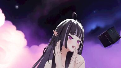 Thicc Elf VTuber gets Nude in Hentai MMD Dance