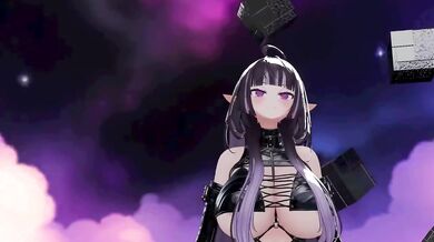 Thicc Elf VTuber gets Nude in Hentai MMD Dance