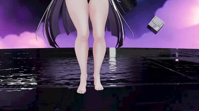 Thicc Elf VTuber gets Nude in Hentai MMD Dance