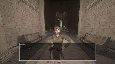 Demon girl exercises then gushes in a missionary creampie while playing video games