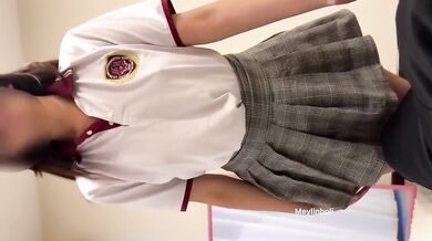Schoolgirl neighbor gets fucked raw before class mexican colegiala destroyed in her short skirt