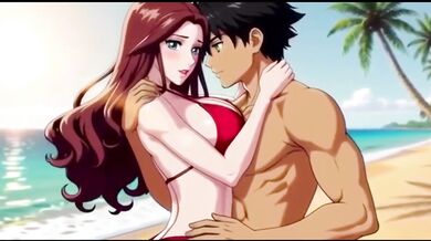 Stranger picked up on public beach then fucked raw in public hentai