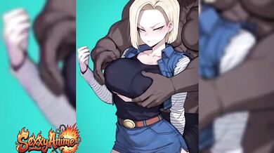 Android 18 Gets her BBB stuffed with BBC in POV hentai