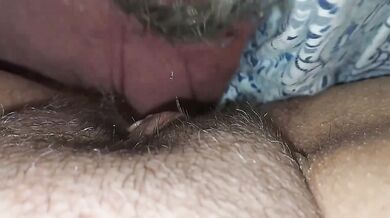 50 plus MILF's tight pussy dripping before he fucks it raw with his massive cock
