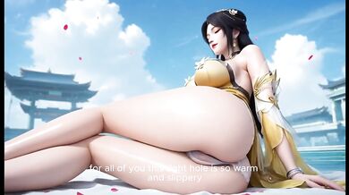 Nymphprince craves big black cock in 3D CGI anime cumshot