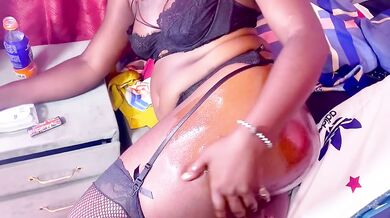 Double penetration ebony gangbang with BBCs fucking her raw