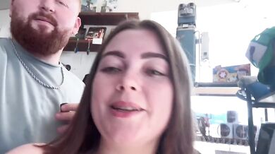 NatxGeorge destroyed by British cock in Oklahoma blowjob vlog