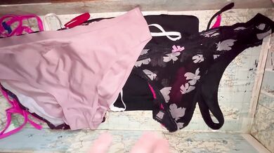 MILF's Dirty Panties Solo Mess Fetish