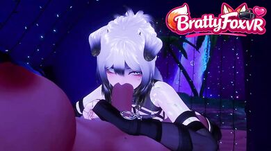 BrattyFoxVR's Puppy Girl Gets A Deepthroat JOI In VRChat