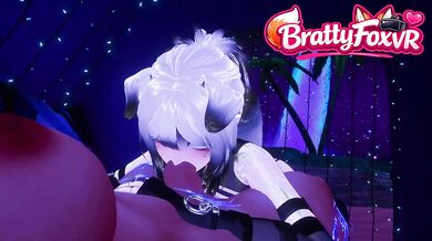 BrattyFoxVR's Puppy Girl Gets A Deepthroat JOI In VRChat