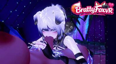 BrattyFoxVR's Puppy Girl Gets A Deepthroat JOI In VRChat