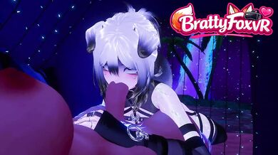 BrattyFoxVR's Puppy Girl Gets A Deepthroat JOI In VRChat