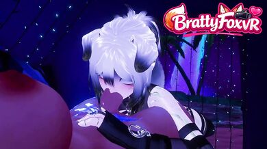 BrattyFoxVR's Puppy Girl Gets A Deepthroat JOI In VRChat