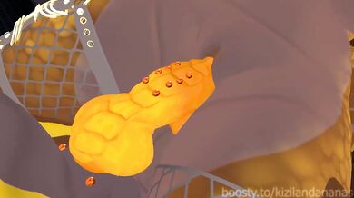 Dragoness clones her husband and doubles the fun thick threesome VRChat ERP
