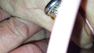 Hornyman11 destroys my performer with toys stuffed pussy gushing spread milf