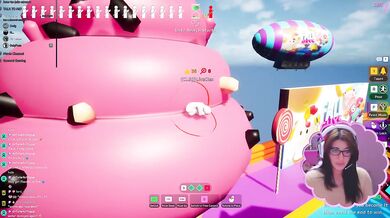 Played the fall guys map in mecha chameleon it was pure chaos