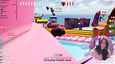 Played the fall guys map in mecha chameleon it was pure chaos