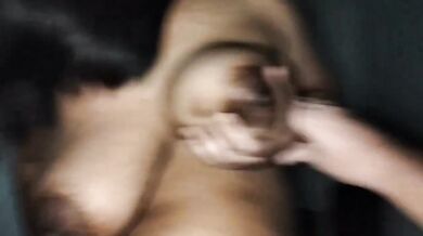 Filipina milf destroyed by huge white dick gushing cum all over