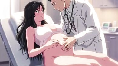 Doctor fucks pregnant Ayesha creampie blowjob hentai
