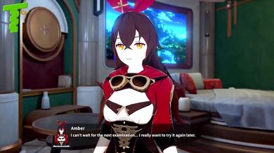 Amber gets destroyed in sweet examination uncensored hentai