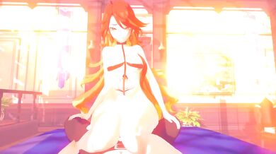 Mavuika’s milf footjob destroys Genshin impact hentai hardcore