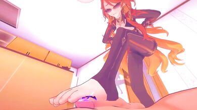 Mavuika’s milf footjob destroys Genshin impact hentai hardcore