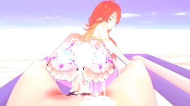 Mavuika’s milf footjob destroys Genshin impact hentai hardcore