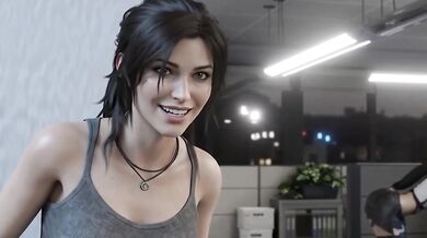 Lara Croft X Tifa Lez Pussy Licking Lesbian Hentai