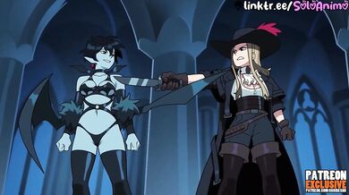 Hunter's Curse animated porn cartoon choked to the core