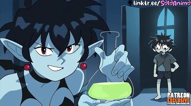 Hunter's Curse animated porn cartoon choked to the core