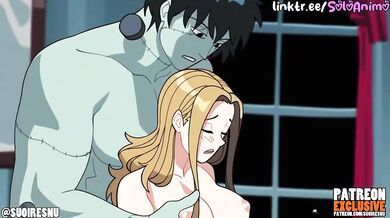 Hunter's Curse animated porn cartoon choked to the core